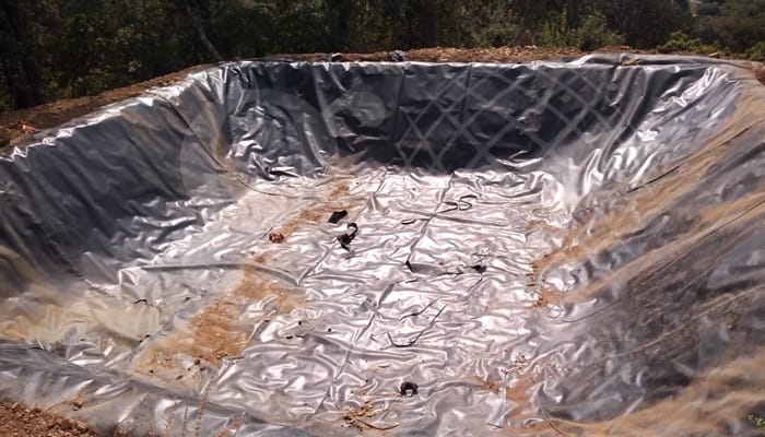 #ollas de captación de agua para riego con geomembrana #HDPE 1mm #ollas de captación de agua para riego con geomembrana #HDPE 1mm