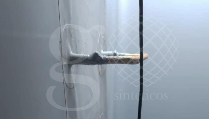 Suministro e instalación de #geomembrana de #PVC gris, para agua potable. Suministro e instalación de #geomembrana de #PVC gris, para agua potable.