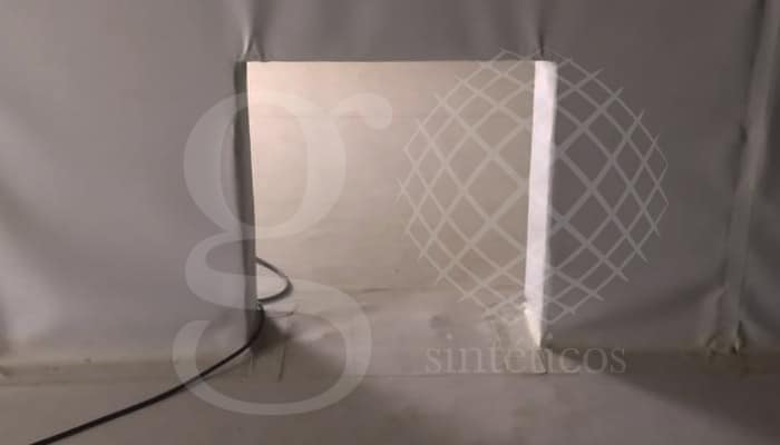 Suministro e instalación de #geomembrana de #PVC gris, para agua potable. Suministro e instalación de #geomembrana de #PVC gris, para agua potable.