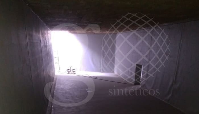 Suministro e instalación de #geomembrana de #PVC gris, para agua potable. Suministro e instalación de #geomembrana de #PVC gris, para agua potable.