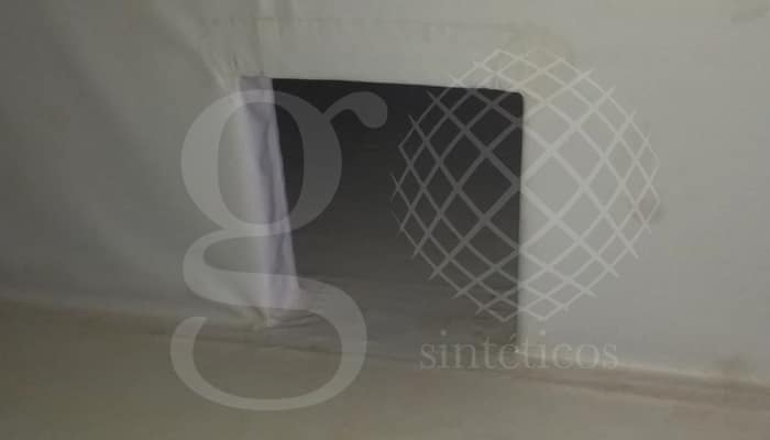 Suministro e instalación de #geomembrana de #PVC gris, para agua potable. Suministro e instalación de #geomembrana de #PVC gris, para agua potable.