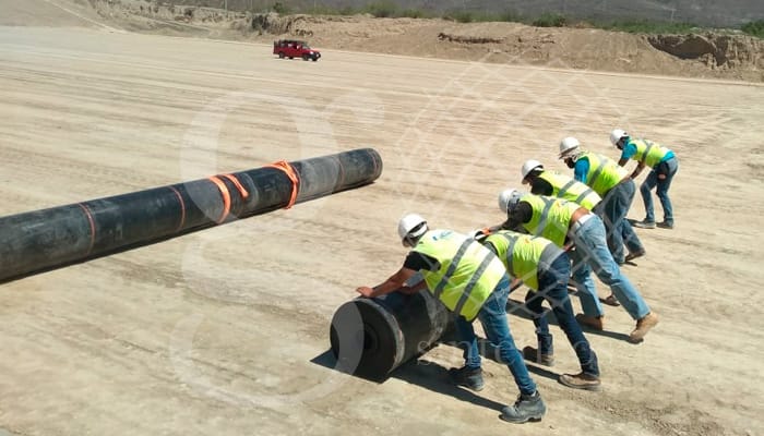 Celda de Relleno sanitario en Saltillo, Coahuila. 20 mil m2. #HDPE. Celda de Relleno sanitario en Saltillo, Coahuila. 20 mil m2. #HDPE.
