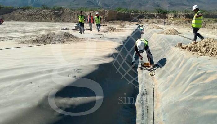 Celda de Relleno sanitario en Saltillo, Coahuila. 20 mil m2. #HDPE. Celda de Relleno sanitario en Saltillo, Coahuila. 20 mil m2. #HDPE.