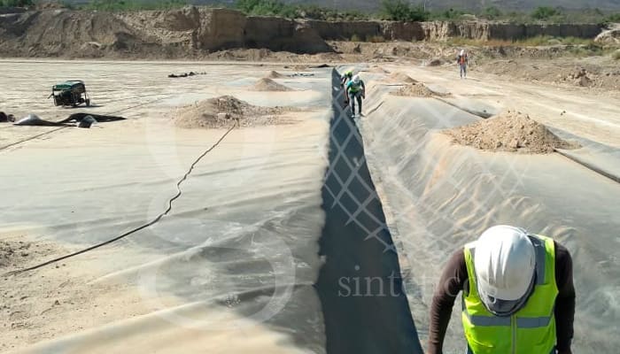 Celda de Relleno sanitario en Saltillo, Coahuila. 20 mil m2. #HDPE. Celda de Relleno sanitario en Saltillo, Coahuila. 20 mil m2. #HDPE.